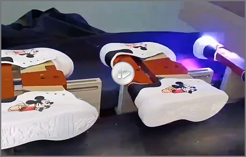 鞋子打印圖案，LR-2513高落差鞋子打印機