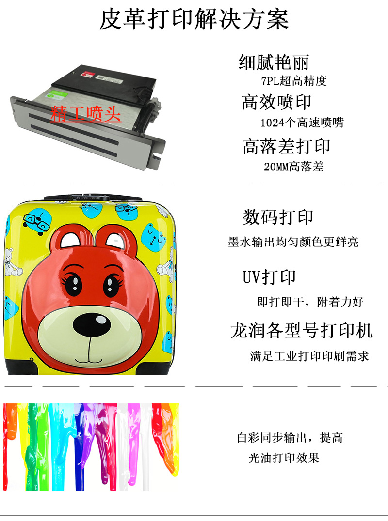 皮革打印解決方案，皮具箱包打印方案