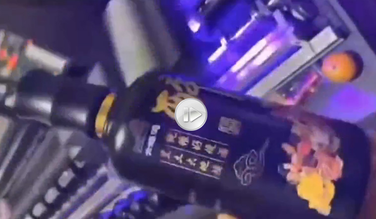 圓柱體打印視頻，酒瓶打印視頻，化妝品打印視頻